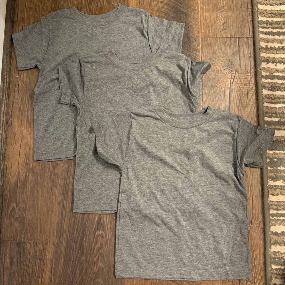 Three toddler Gray T-Shirts NWOT